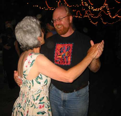 couple waltzing