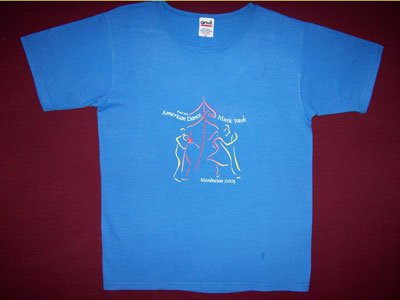 American Dance and Music Week T-shirt orders