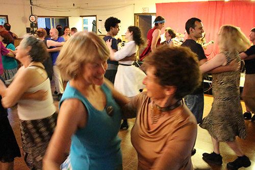 Photo of happy dancers