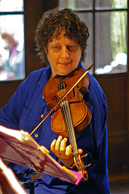 Jessie on fiddle